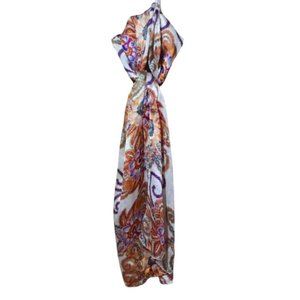Vintage Floral Sheer Scarf, Women Accessory Scarf
